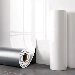 Ultra-Thick Marble Self-Adhesive Floor and Wall Sticker Roll, Kitchen Bathroom Living Room Corridor Renovation Decoration, Waterproof Moisture-Proof Easy Clean