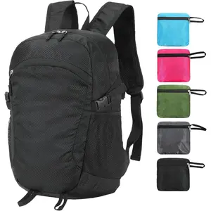 Lightweight Hiking Backpack Small,Waterproof Hiking Daypack,Foldable Backpack for Travel,Ultralight Backpack(Black)