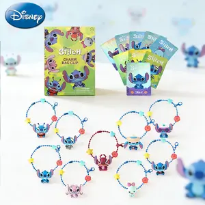 1PC Disney Officially Licensed Stitch Series Random  Bracelet Blind Bag – Cute Stitch Character Pendant Anime Collectible Jewelry Christmas & Halloween Party Gift for Family and Friends