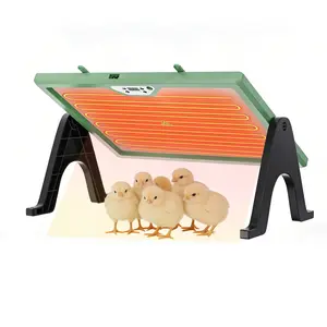 Brooder, Coop Heater 35W12'x12" with Adjustable Temperature, Perfectly AdjustableHeight & Angle, Safe Heating Plate for  Poultry Warmth