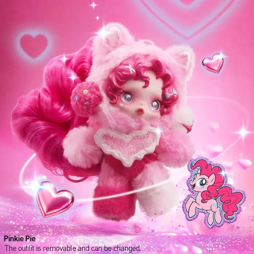SKULLPANDA x My Little Pony Series Plush Doll Pendant Authentic