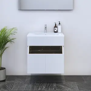 Laguna 2D 60 Floating Bathroom Vanity