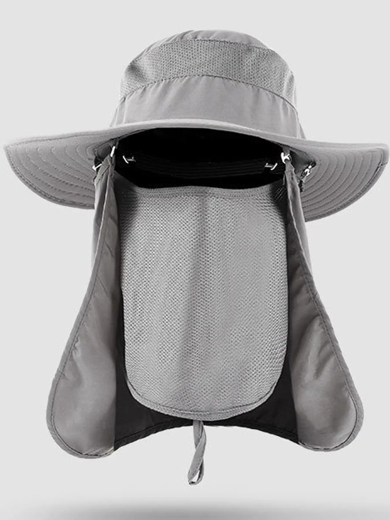 Fishing Hat for Men & Women, Outdoor UV Sun Protection Wide Brim Fisherman Hat with Face Cover & Neck Flap, Sunhat