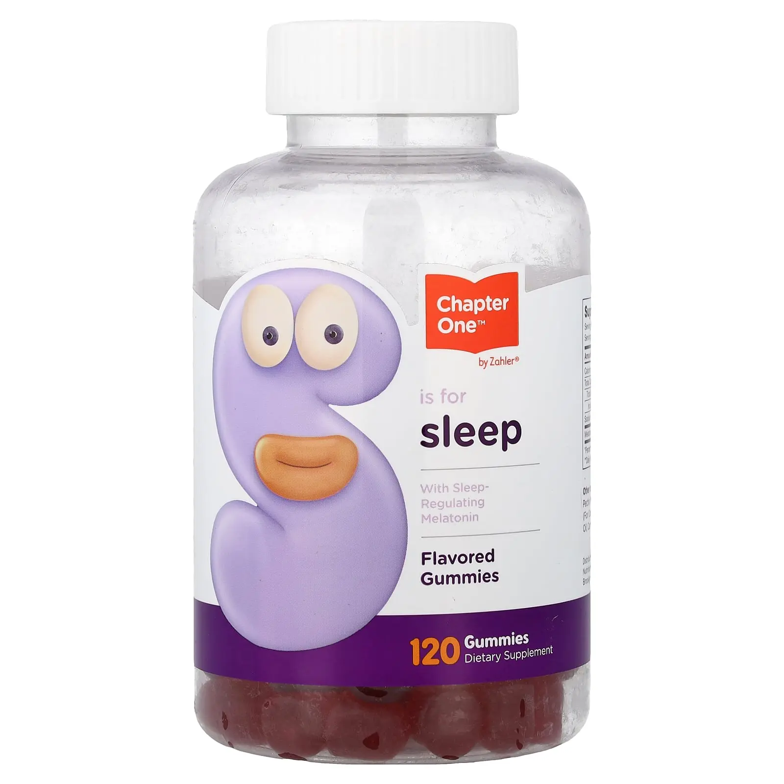 Zahler Chapter One, Sleep, Melatonin Gummies, Flavored, 120 Gummies