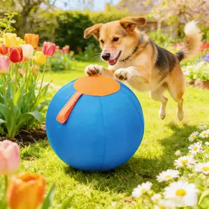Dog Ball Dog Toys, Cattle Dog Polo Ball, Australian Shepherd Dog Polo, Dog Giant Ball Toy, Full Set Of Dog Ball Golden Retriever Bite Ball To Relieve Boredom Ball To Tease Shiba Inu Corgi Self-Hi Pet Training Ball Outdoor