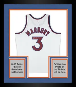 Framed Stephon Marbury New York Knicks Autographed Mitchell & Ness 2002-2003 White Alternative Swingman Jersey - Fanatics Authentic Certified