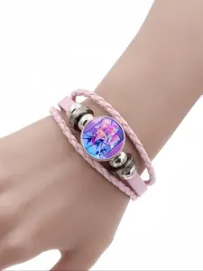 K-Pop Hunter Girl Bracelet, Woven Hand Rope, Adjustable Hand Accessory, Anime Peripheral, Fashion Jewelry for Women, Stackable Bracelets