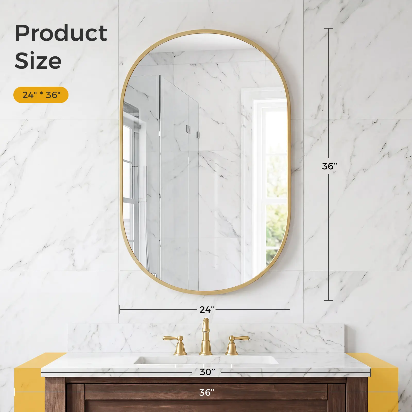 Gold-24"*36"