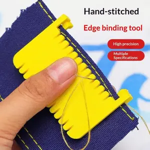Portable Measuring Tool For Seam Guide Clip On Sewing Edge Guide Needle Gauge Beginners Quilting Crafting Hemming Edge DIY
