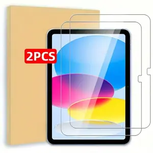 2pcs iPad HD Tempered Glass Film Full Screen HD Explosion-Proof Fit Pro2024-2025 11/13inch M4/Pro2018-2022 11/12.9inch M1/Air8 2026 11/13inch M4/Air6/7 2024-2025 11/13inch/Air4/5 2020-2022 10.9inch/iPad12th 2026 11inch A19/iPad11th 2025 10.9inch/iPad10th