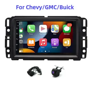 Android 14 Car Stereo Radio for GMC Acadia Chevrolet Traverse Buick Enclave 2013-2017, 7" HD Screen Car Radio Stereo with CarPlay Android Auto GPS 2+32G Navi SWC FM DSP Bluetooth Camera Mic