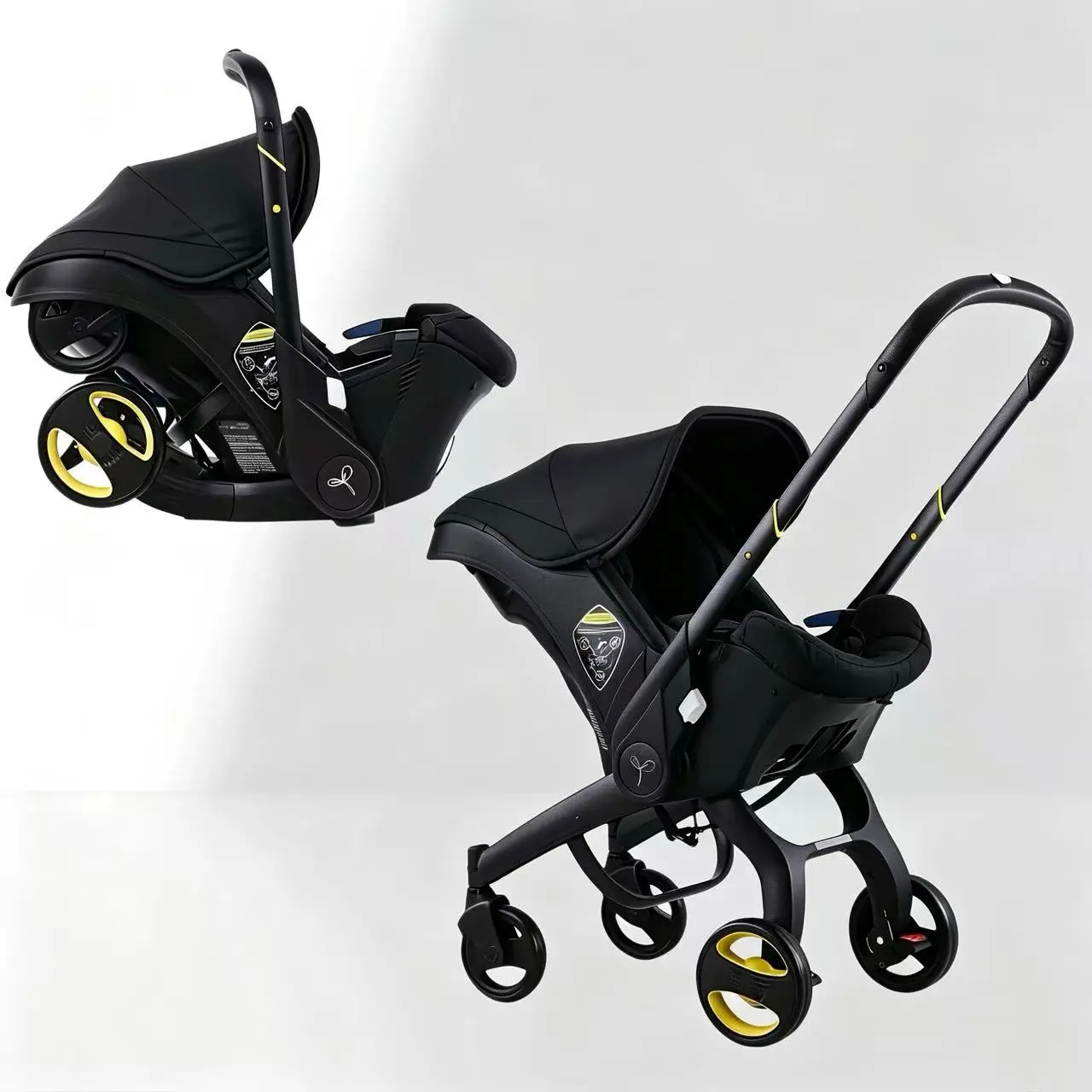 3-In-1 High-Landscape Baby Stroller, Foldable Compact Traveling Stroller with Adjustable Alloy Frame,Convertible Reversible Baby Stroller, Lightweight High-Quality for Mall, Outdoor Use, Travel System, Baby Newboren Stroller