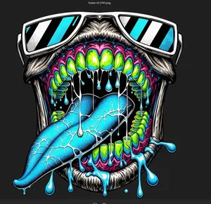 Street Look Hot Pressing Heat Transfer, DTF Direct-to-Film Transfer for Polyester/Cotton DIY Specialty Supplies (Toys & Hobbies)