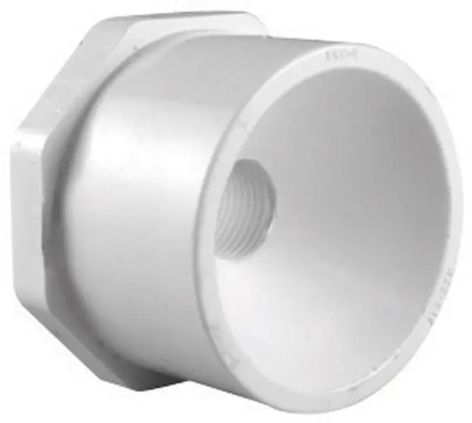 212 MAIN 1 x 0.5 in. Schedule 40 PVC Reducer Bushing, ASTM D-2466 Certified, PVC Material, Charlotte Pipe & Foundry PVC021070700 Model, Astm Certified