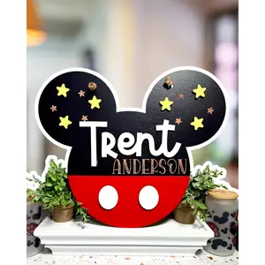 Enchanted Ears | Custom | Boy Mouse Personalized Name Sign