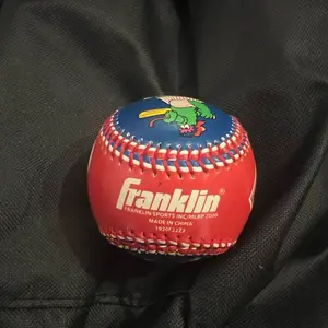 Franklin 1992 Franklin Phillys Baseball - Red and Blue Design with Colorful Logo - Made in China - Sports Equipment
