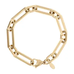 Steel by Design Paperclip Link Bracelet