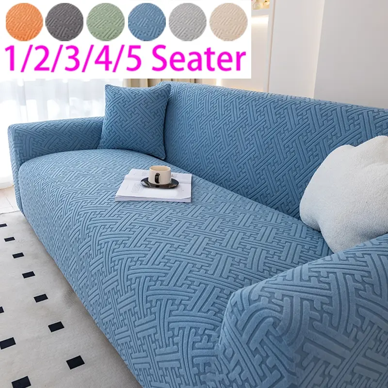 Full Coverage Sofa Cover, Sofa Couch Covers, Anti-Scratch Pet Proof, Stain Resistant, Minimalist Style, All-Angle Protection, Living Room Furniture Protector, Reusable Couch Protector, Slipcover For Sofa, Washable Sofa Slipcover