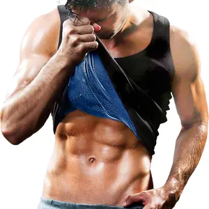 Sauna Vest for Men Waist Trainer Sleeveless Mens Sweat Sauna Suit Shirt Compression Tank Top