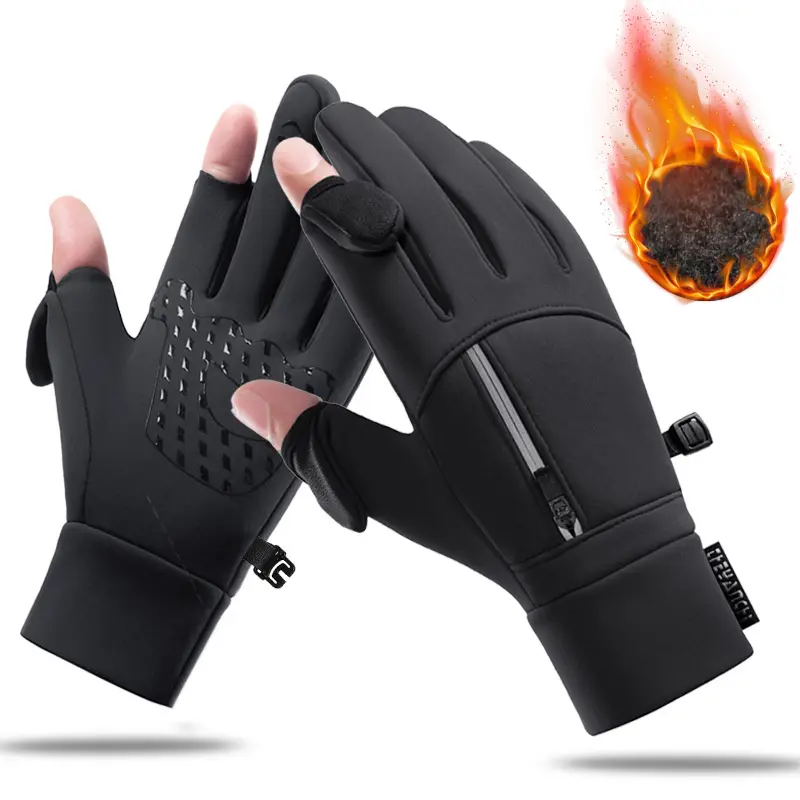 Winter Gloves for Men & Women, Touchscreen Compatible, Non-Slip Design, Thermal Insulation, Ideal for Running, Cycling, Driving, Skiing, Hand Gloves, Outdoor Sports Gloves, Thermal Insulated Gloves