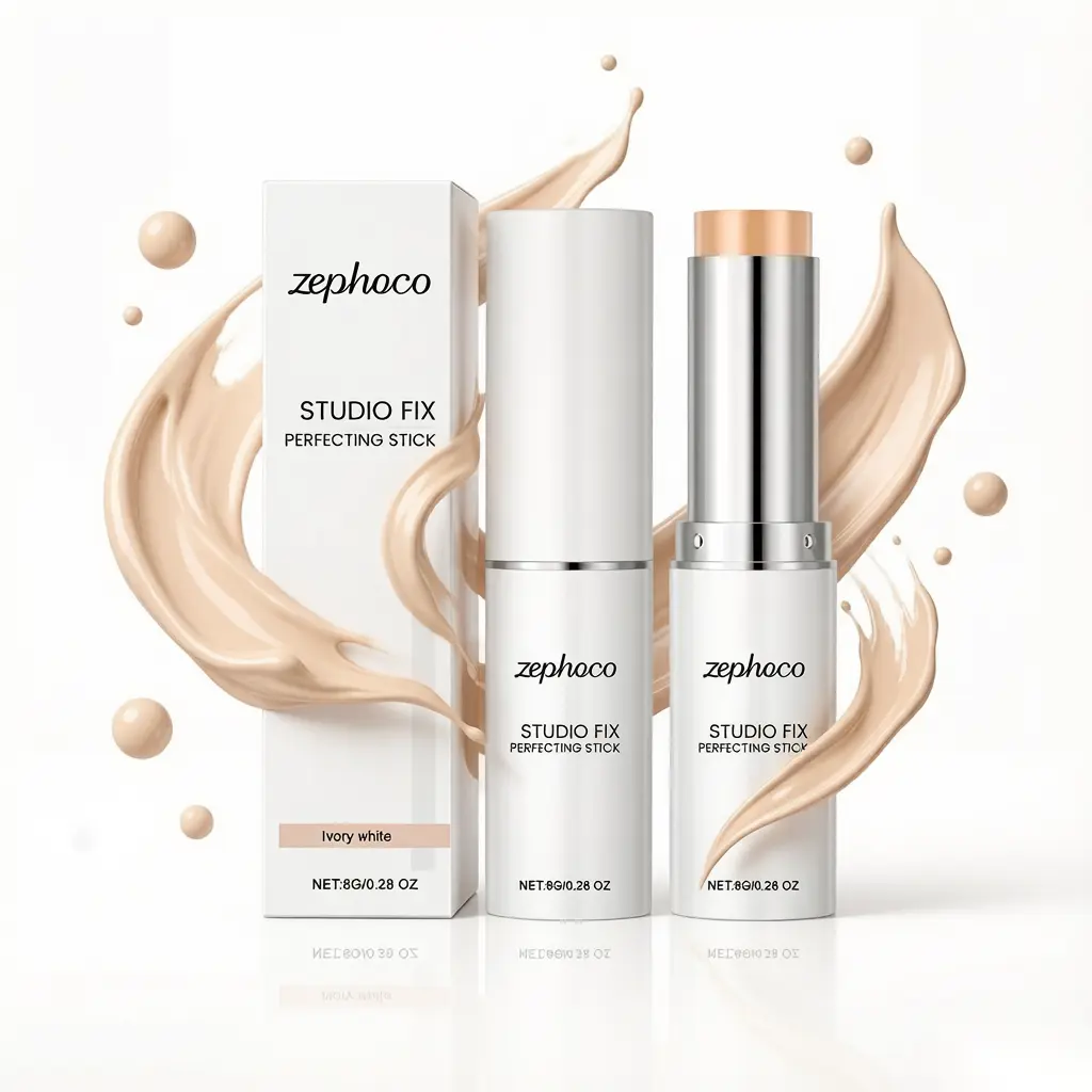 Cream Concealer Stick for Face - Full Coverage, Lightweight, Smooth Blendable Makeup Stick for Daily Dark Circles, Blemishes, Flawless Retouch & Foundation Needs