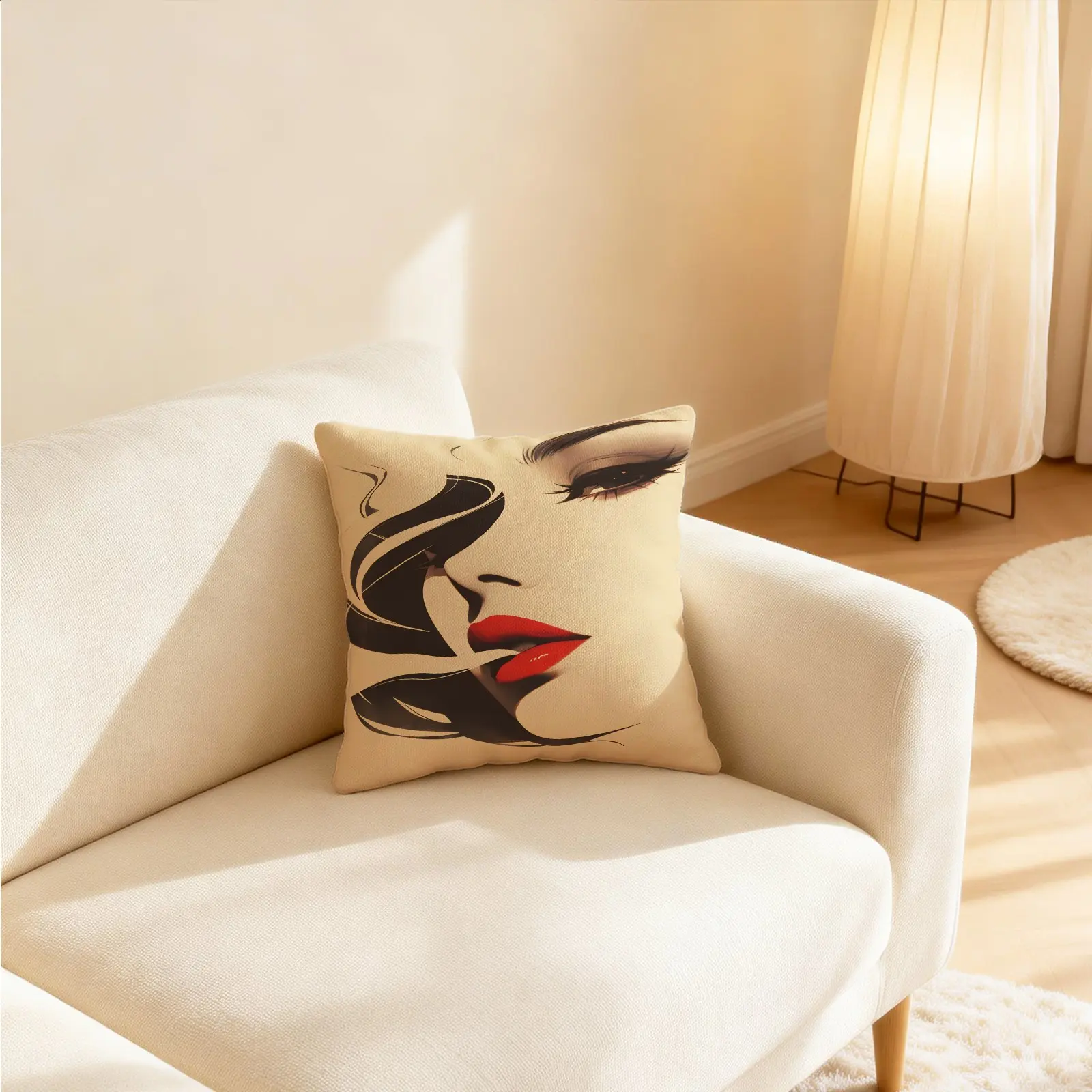 45x45cm 1Pcs Abstract Art Machine Washable Printed Pillow Soft Strong Support Comfortable Leaning Use for home sofa office seat practical and interior decoration includes pillow core