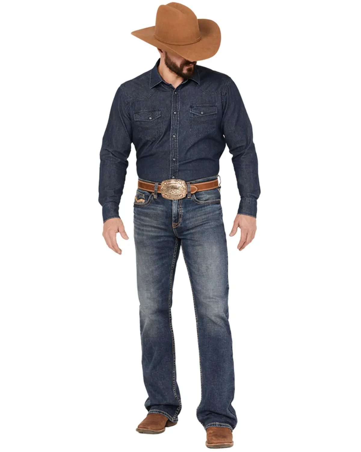 Cody James Men's Men'S Stonewall Wash Wyatt Slim Bootcut Stretch Denim - Cjsp23j76-Dkw