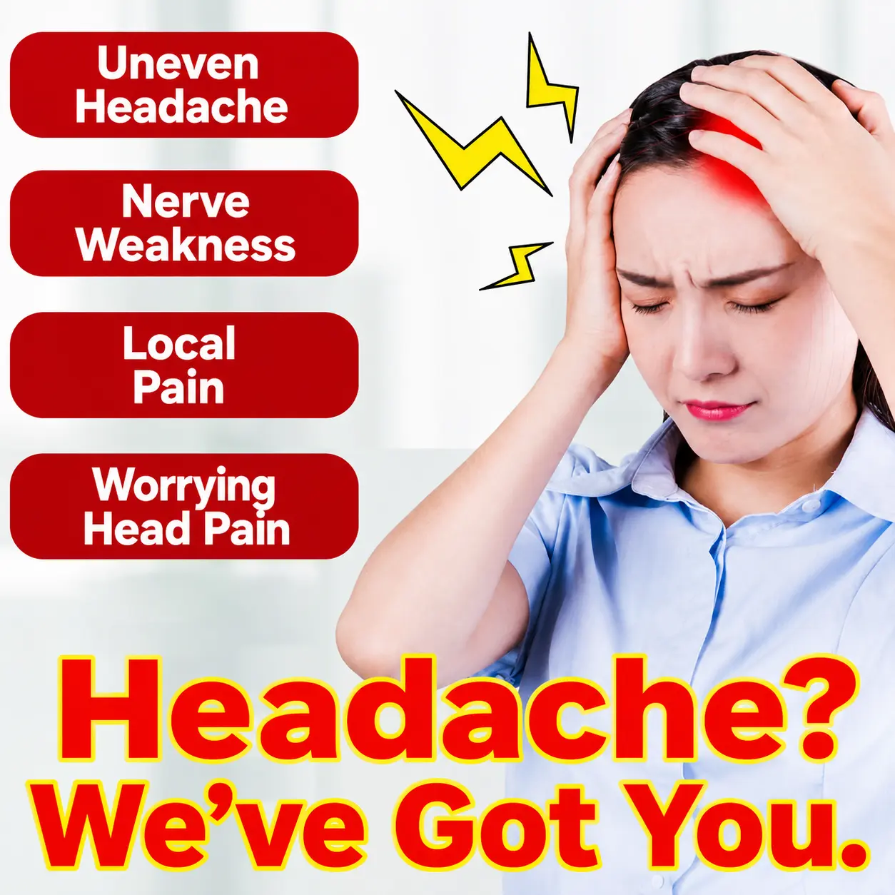 Headache Relief, Dizziness Relief, Relieves Anxiety, Headache Solution, Migraine Relief Tool, Migraine Patch, Migraine Sticker