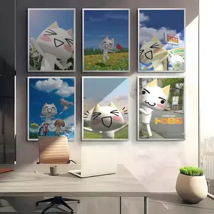 D-Doko Demo Issyo L-Inoue Toro Poster HD Waterproof Art Poster Graphic Prints for Home, Bar & Café Decor | Fade-Resistant, Non-Sticky, Vibrant DIY Wall Print Perfect Decorative Poster for Office & Living Room