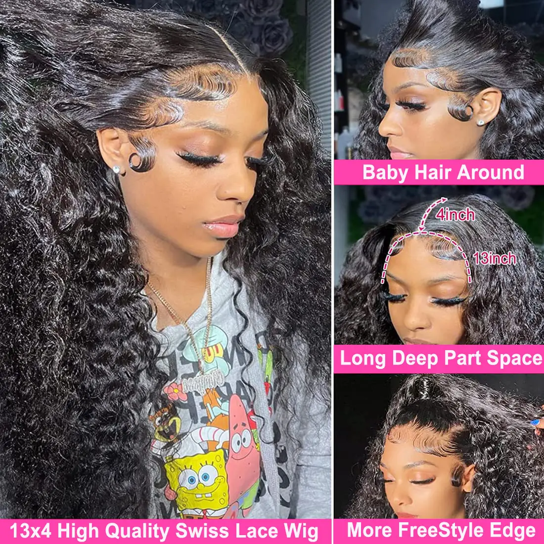 13x4 Hd Lace Kinky Curly