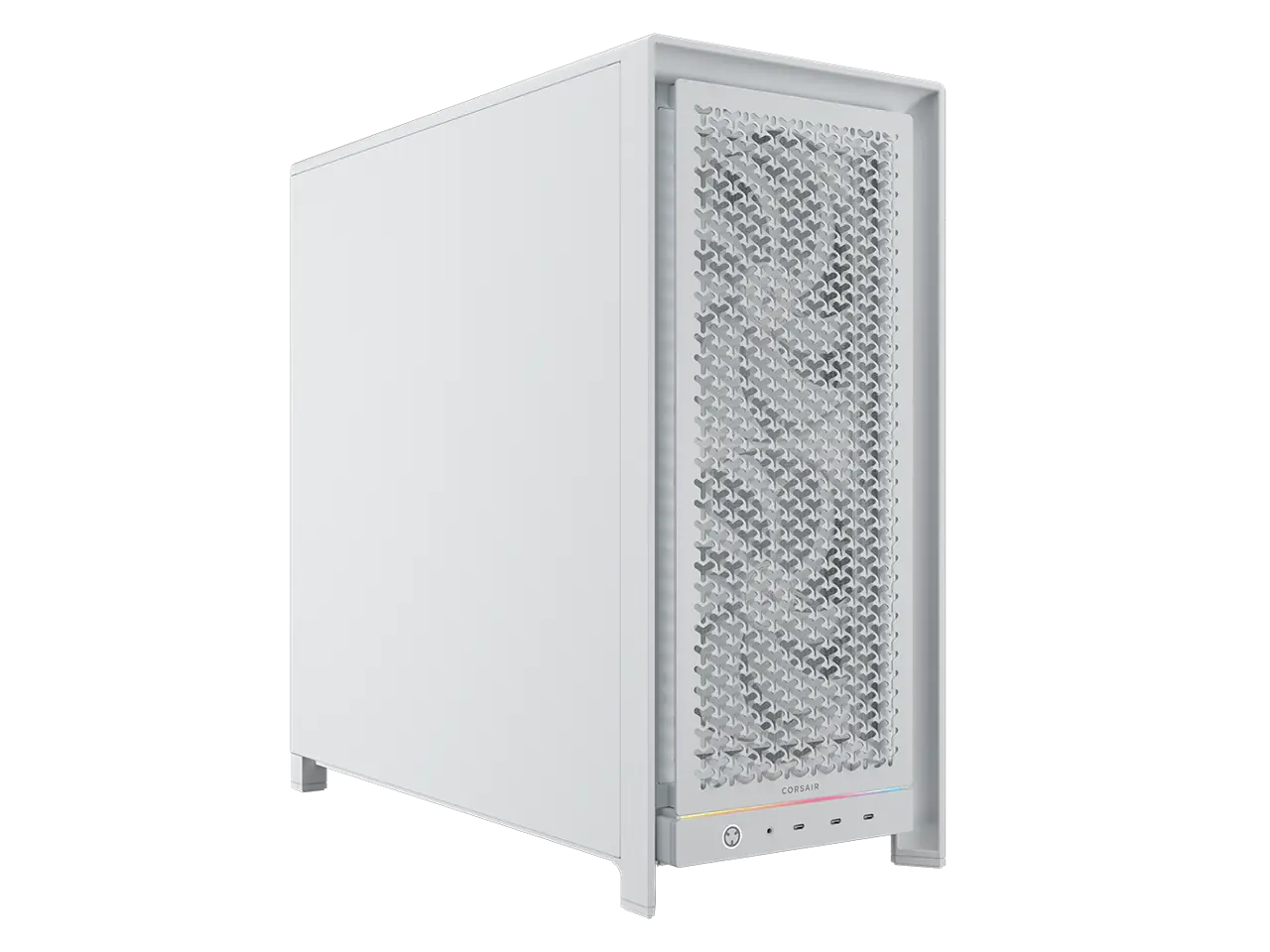 CORSAIR FRAME 5000D Workstation Case Modular Mid-Tower - Modular Design - Dual 200mm RS Fans - Sound Dampening - 9 PCI Slots, White