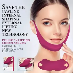 Perfect V-Shape Jawline Ear Hook Mask, Bandage Collagen Lifting Mask, Neck Tightening, Facial Firming, Home Beauty Spa, Firming Face Mask