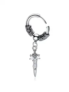 Gothic Style Sword Earrings Set, Unique Tight Fit Design, Individuality Statement Jewelry, Perfect for Gothic Fashion Lovers
