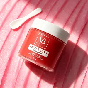VB BLANQUEACULOS AZUCAR GLOW Exfoliant & Brightening Sugar Scrub Hydrating Exfoliating Facial Cleanser for Smooth Skin 100g Cleansing Moisture
