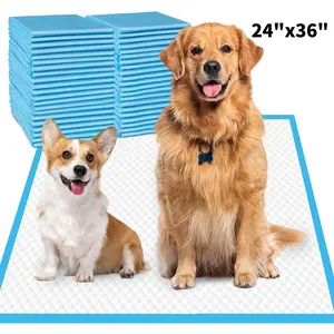 Dog Pads Extra Large 24"x36", 20-Count XXL Puppy Pads, Super Absorbent Pee Pads for Dogs, Disposable Bed Pads for Doggies, Puppies, Thicker X-Large Incontinence Pads for Dogs, Cats, Rabbits : Pet Supplies