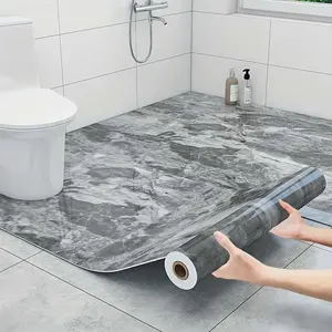 Waterproof Tile Stickers Peel and Stick Rust Proof Removable Floor Wall Decals for Kitchen Bathroom Bedroom DIY Home Renovation