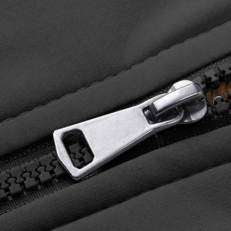 Men's Fleece Lined Thickened Jacket Winter Warmth Coat with Stand Collar, Full Zip，Windproof Outer Shell, Side Pockets, Elastic Cuffs & Hem for a Snug Fit, Ideal for Casual Outings, Outdoor Adventures & Daily Wear，Menswear Tops Long Sleeve