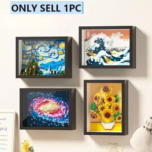 A Set of Micro Particle Building Blocks, Art Life Sunflower, Galaxy Pixel, Starry Sky, Kanagawa Wave Scene, Educational Assembly Blocks, Building Blocks Frame Painting, High-Difficulty Creative Home Decoration, Perfect Gift for Christmas and Birthdays