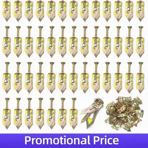 【80/160PCS】No-Drill Self-Drilling Drywall Anchors - Heavy Duty Zinc Expansion Screws for TV Mounting, Shelves, Cabinets & Gypsum Boards | Easy Install, No Tools Needed! Self-Drilling cali  patch  drywall Heavy Duty Self-Drilling Wall Anchors