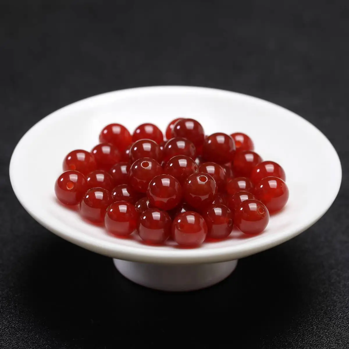 Carnelian Round Beads