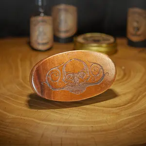 Best Beard Brush | Oval Wooden Death Grip Brush for Beard & Mustache