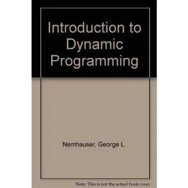 USED Book - Introduction to Dynamic Programming by George L. Nemhauser (Hardcover) - german