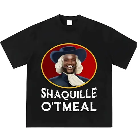 Shaquille Oatmeal  Funny Meme T Shirt Streetwear Unisex Humor