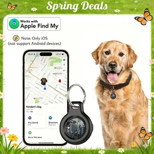 [Spring Deals] Tukio Anti-loss Device Mini GPS Tracker(iOS Only) for Pets & Kids –Key Finder,Tracker Tag, Waterproof Bluetooth Anti-Loss Pendant, Must-Have Smart Locator for On-The-Go Safety Button Device