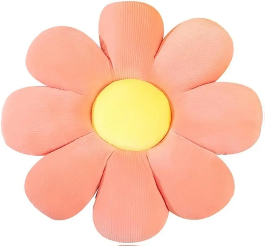 Ergonomic 40cm Pink Flower Seat Cushion: Whimsical Floral Design for Enhanced Comfort in Office, Home, Car, and Student Settings – Reduces Sedentary Pressure   Sources