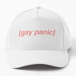 Gay Panic Heart Stopper Twill Cap Hat Bold and Eye-Catching Design for the LGBTQ+ Community and Supporters