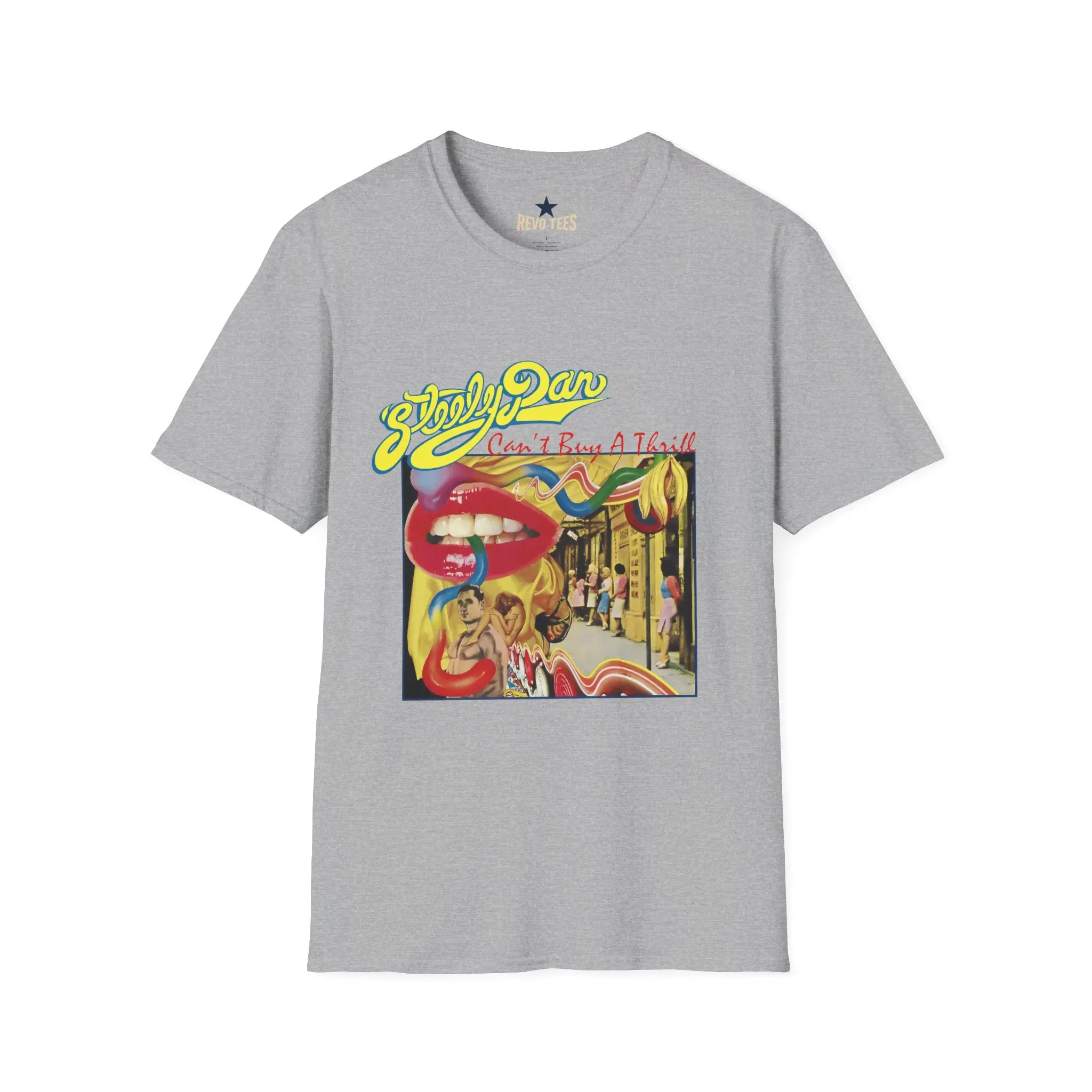 Steely Dan "Can't Buy a Thrill" Retro Album Art T-Shirt