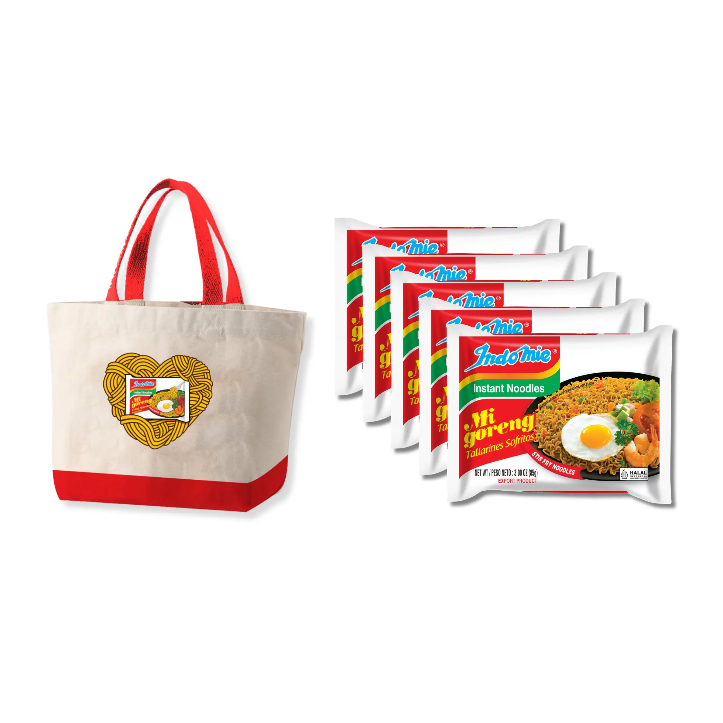 Indomie 5 Packs +Tote Bag