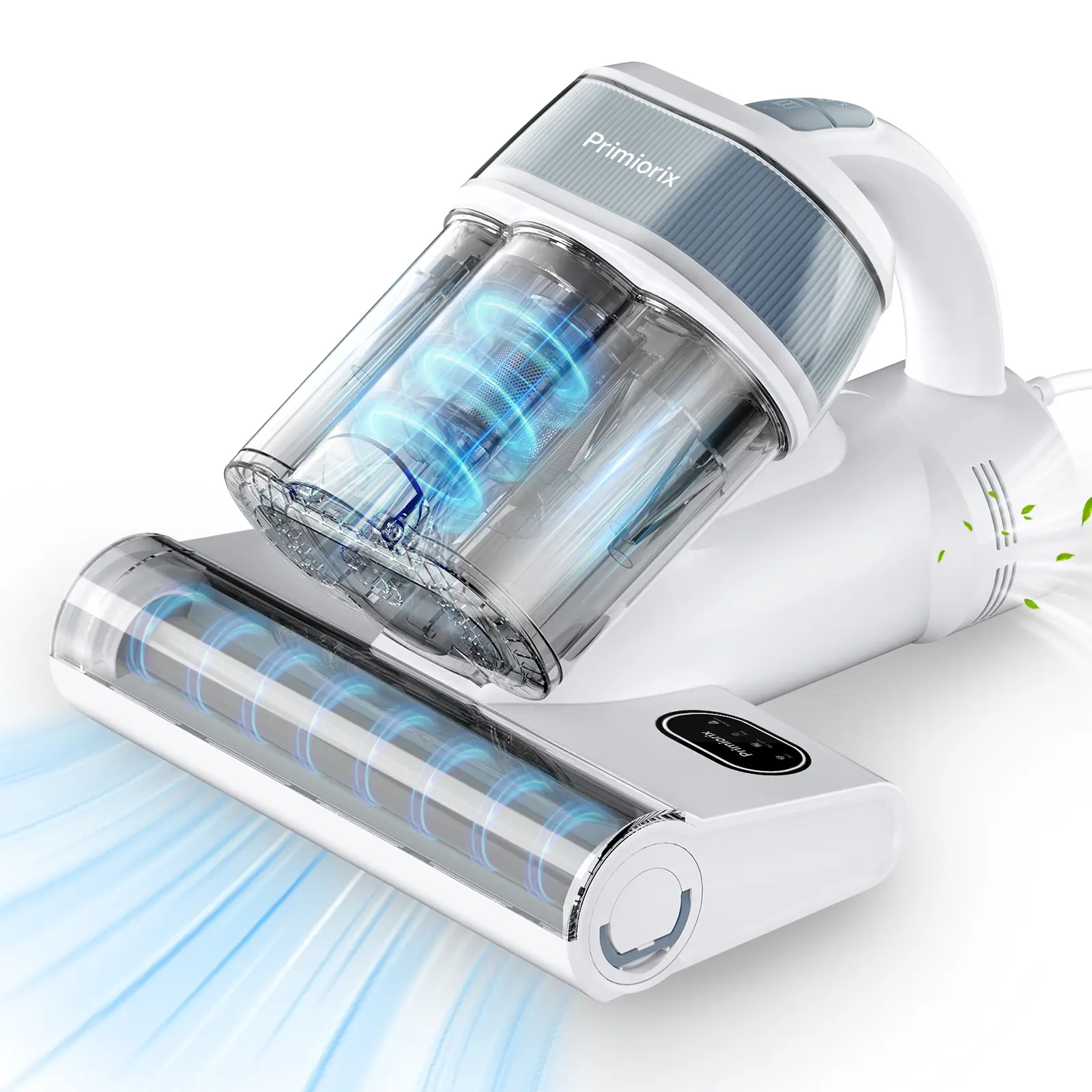 UV-C Light Anti-Dust Mite Handheld Vacuum Cleaner, 16KPa Suction, 4.2 lb, Hot Air Drying, 5-Stage Filtration for Mattresses, Baby Cribs, Sofa Deep Cleaning Sanitizer, Anti-Dust Mite Vacuums