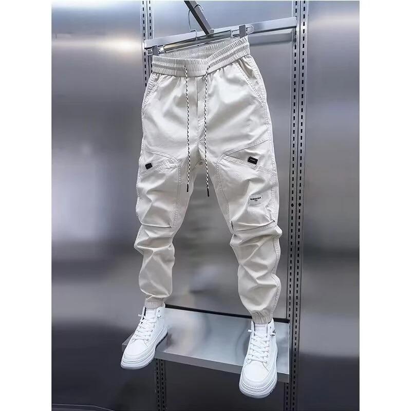 Men's Harem Pants Man Breathable Men's Clothing  New Casual Pants Man Straight Trousers, Casual Regular Fit Utility Jogger Bottoms, Men's Trousers for All Seasons, Pants for Men, Mens Pants, Pants for Men